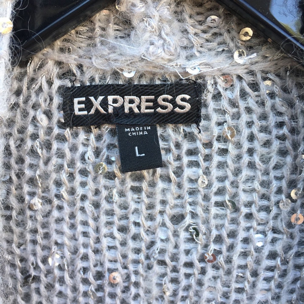 Express sequin cardigan - Picture 2 of 4